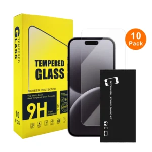 10-Pack | Clear Tempered Glass | For Galaxy S25 FE-2025, Bulk
