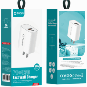Wall Charger White 0.5a | Tuqin Qa20 | With Type-C To C Cable | 20w