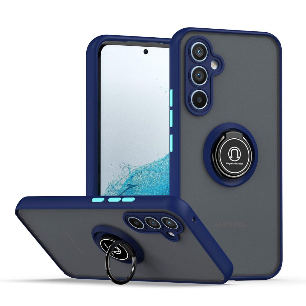 Matte Ring Case for Samsung Galaxy S25 FE - BLU