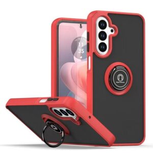 Matte Ring Case for Galaxy A17 5G - Red