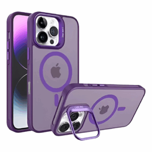 iPhone 16e / 14 / 13 - Magsafe Camera Stand Case - Purple