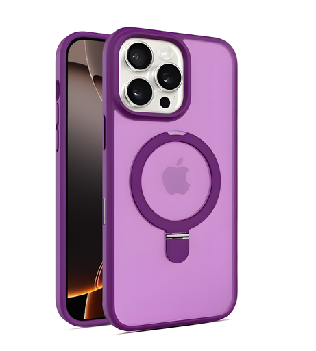 iPhone 16e / 14 / 13 - MagStand Case - Purple