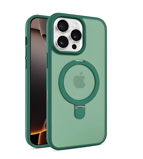 iPhone 16e / 14 / 13 - MagStand Case - Green
