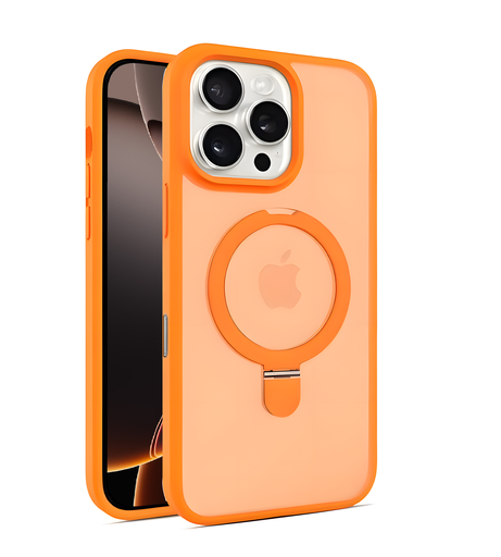 iPhone 16e / 14 / 13 - MagStand Case - Orange