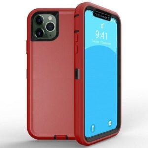 iPhone 16e / 14 / 13 - DualPro Protector Case - Red & Black