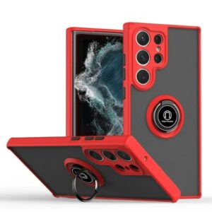 Matte Ring Case for Samsung Galaxy S25 FE - RED