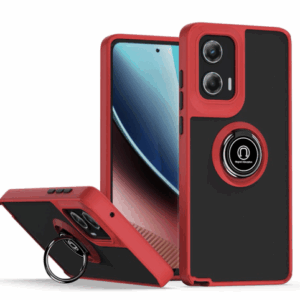 Matte Ring Case for Motorola Edge 5g 2024-Red