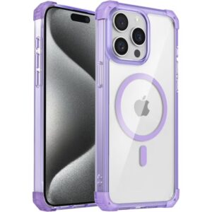 Clear Focus Case with Magsafe for iPhone 15 - PURP