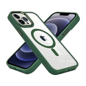 Clear Focus Case with Magsafe for iPhone 15 - Green