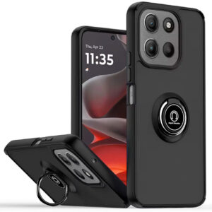 Matte Ring Case for Motorola Edge 5g 2025-BLK