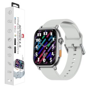 Elevate 4.0 Fitness Smartwatch – Silver - Valor