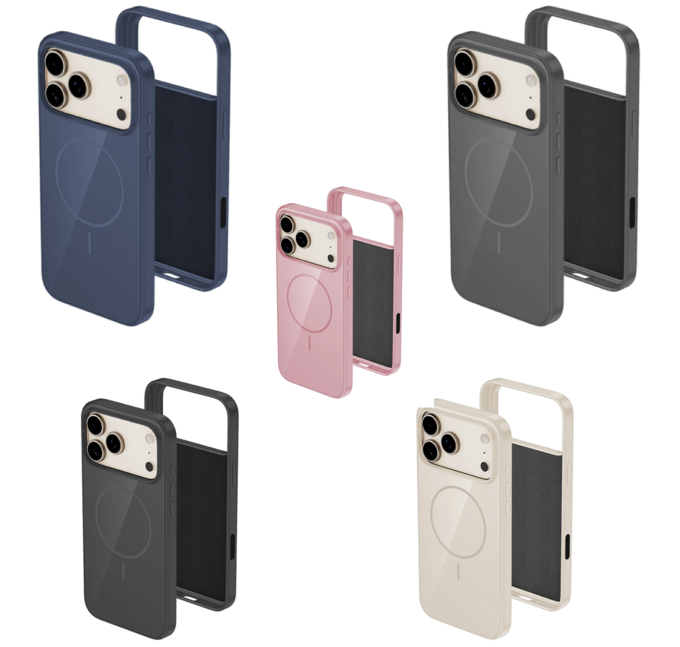 iPhone 17 Air Cases - Elegant Silicone Case with Magsafe
