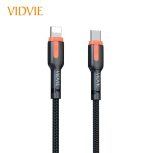 Type C to iPhone Data Cable | VIDVIE CB499 | PD 20 watts 2.4a